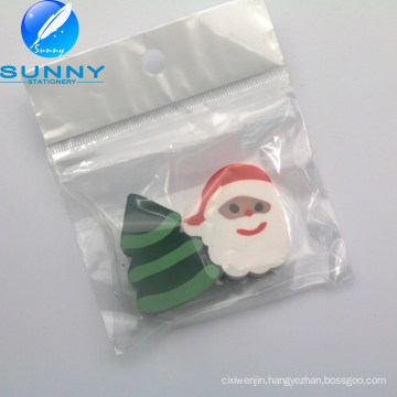 Father Christmas Shape Eraser, Cartoon Shaped Eraser for Promotion Gift